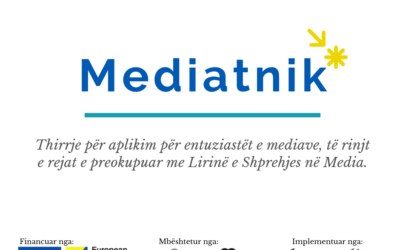 “Mediatnik” – Thirrje për aplikim