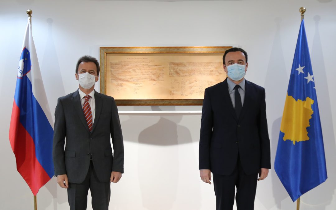 Sllovenia do të mbështesë Kosovën në synimet e saj për integrim euro-atlantik