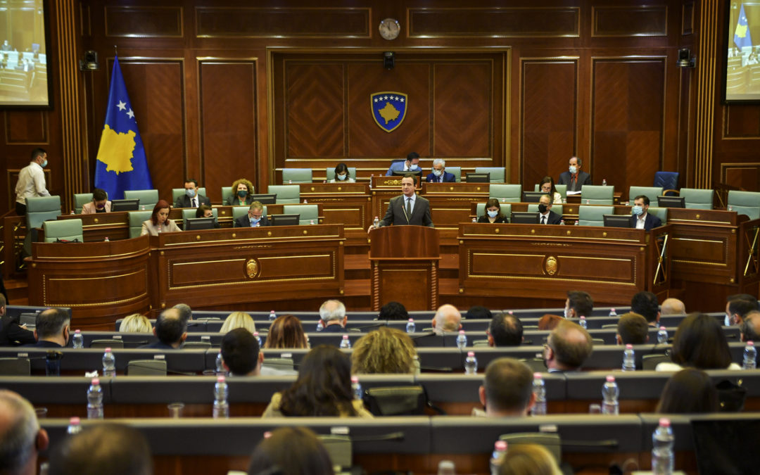 Adresimi i kryeministrit Kurti në seancën e parë plenare të Kuvendit të Kosovës