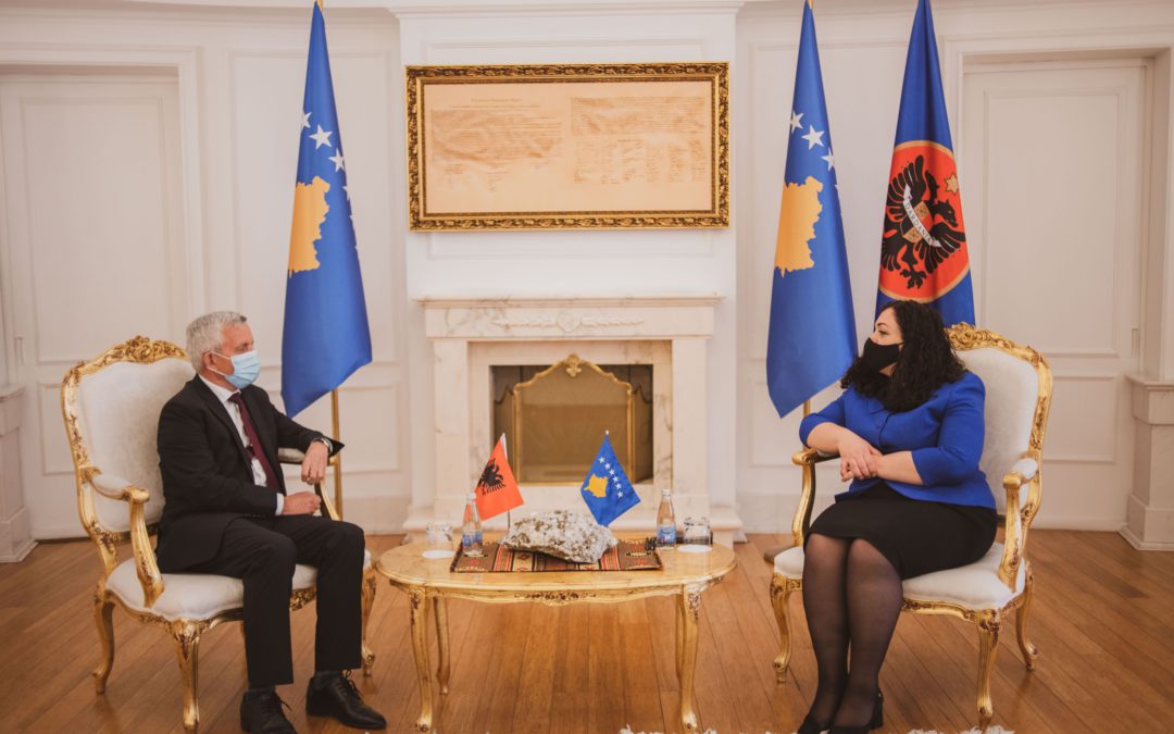 Osmani-Minxhozi: Shteti shqiptar do ta vazhdojë përkrahjen e mëtejme për Kosovën