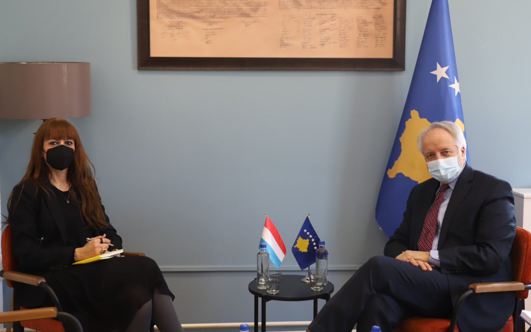 Latifi- Gomes: Falënderim për ndihmën e dhënë nga Dukata e Luksemburgut për përmirësimin e sektorit shëndetësor