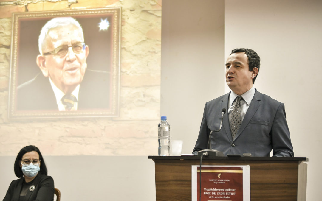 Kurti: Prof Sadri Fetiu, albanolog, pedagog dhe atdhetar i pakompromis