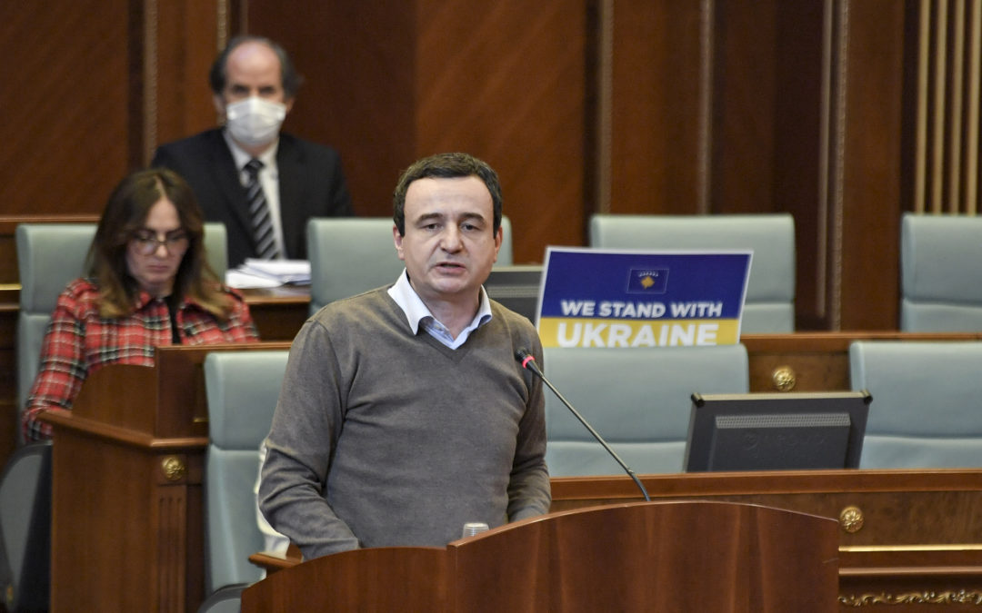 Kryeministri Kurti: E kemi dënuar dhe dënojmë fuqishëm agresionin rus