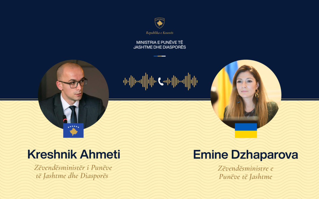 Ahmeti- Dzhaparova: Falënderim Kosovës për mbështetjen dhe për rreshtimin e menjëhershëm në anën e Ukrainës