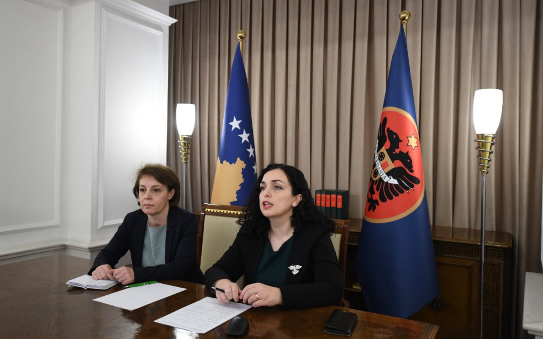 Presidentja Osmani kërkon nga Ambasadat mbështetje për Kosovën dhe nismat për anëtarësim në NATO dhe KE