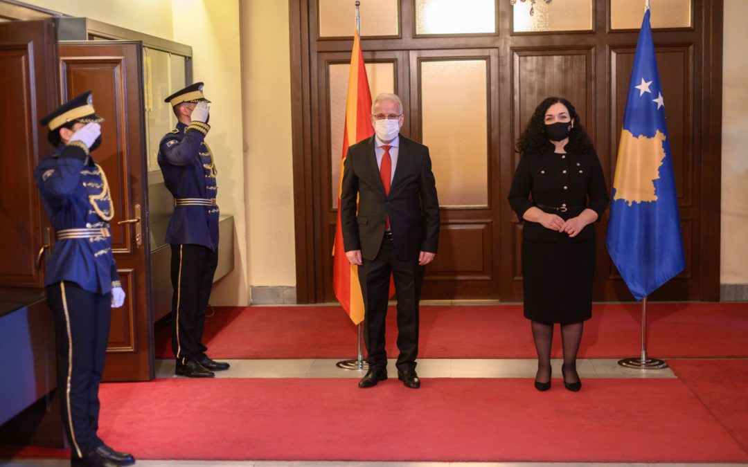 Osmani- Xhaferi: Maqedonia e Veriut mbështet anëtarësimin e Kosovës në NATO, në KE dhe organizata ndërkombëtare