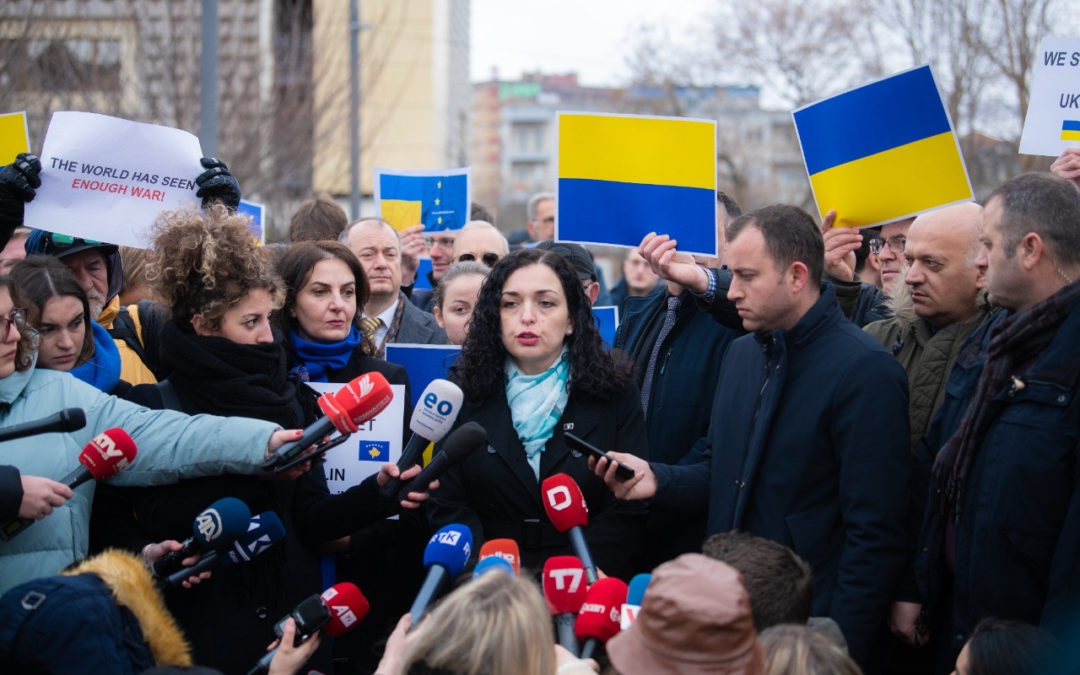 Osmani: Jam e bindur se si në rastin e Kosovës në vitin ’99, tani në Ukrainë më 2022 do të triumfojë liria dhe demokracia