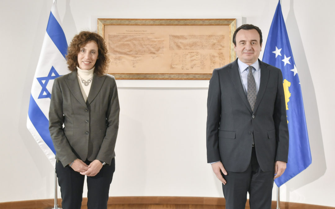 Kurti- Ziv: Konfirmohet gatishmëri e Kosovës dhe Izraelit për të zgjeruar e thelluar bashkëpunimin