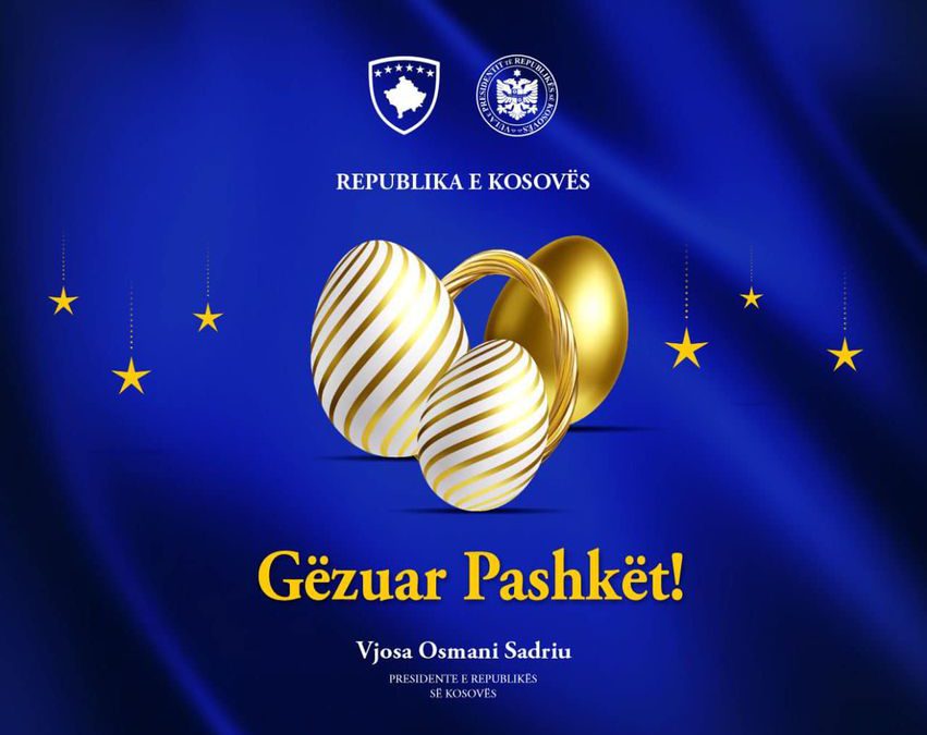 Presidentja Osmani: Pashkët ringjallin shpresën për ditë më të mira, ndaj në secilën familje mbretëroftë gëzimi