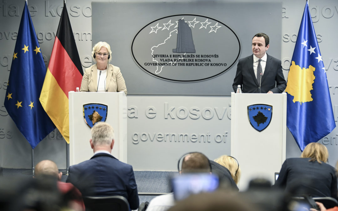 Kurti- Lambrecht: Gjermania e mbështet fuqishëm perspektivën evropiane të Kosovës