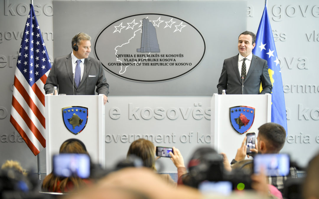 Kurti takohet me Escobar: Me Shtetet e Bashkuara të Amerikës jemi aleatë në vlera dhe partnerë në qëllime