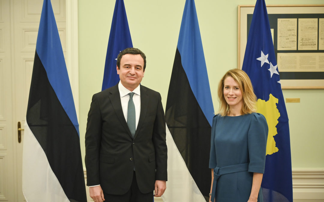 Kurti- Kallas: Estonia mbështet Kosovën në rrugën e saj euroatlantike dhe në procesin e liberalizimit të vizave