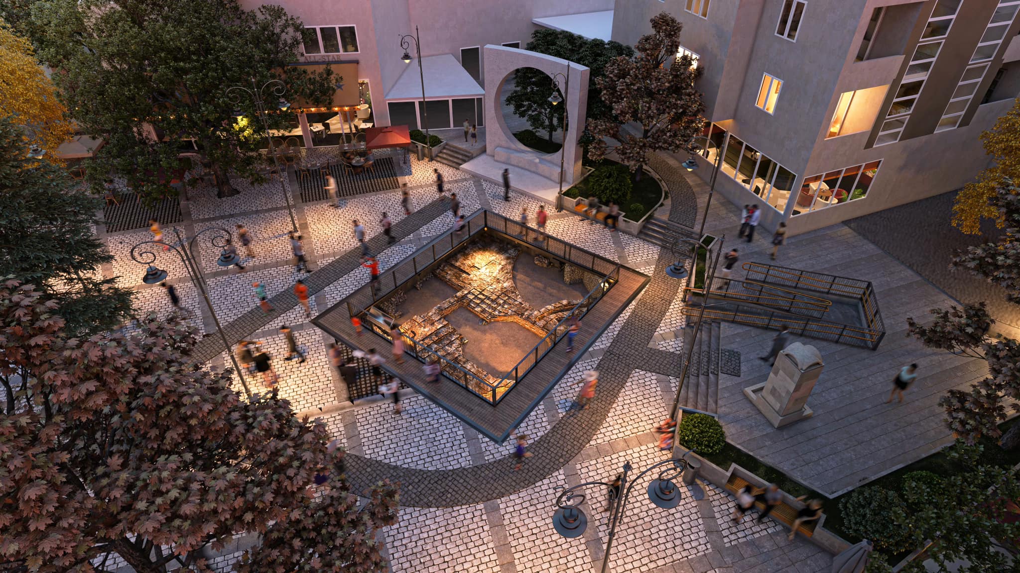 Lokalitetit Arkeologjik në sheshin e Lidhjes së Prizrenit