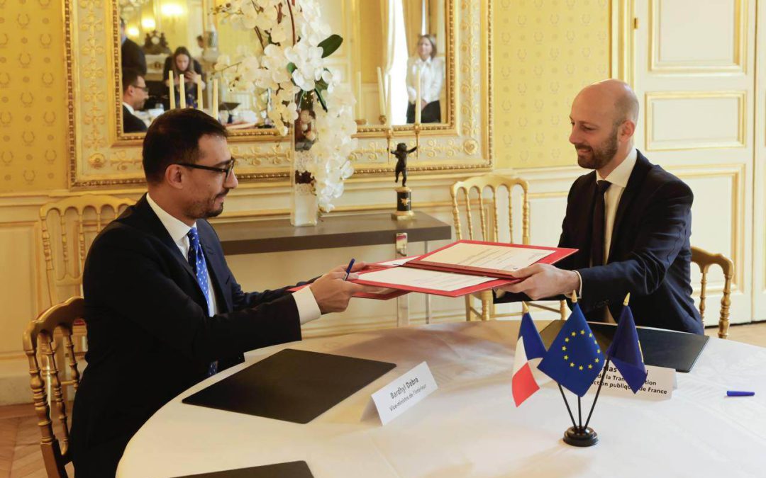 Nënshkruhet marrëveshje mes MPB dhe Ministrisë së Transformimit dhe Shërbimit Publik të Francës