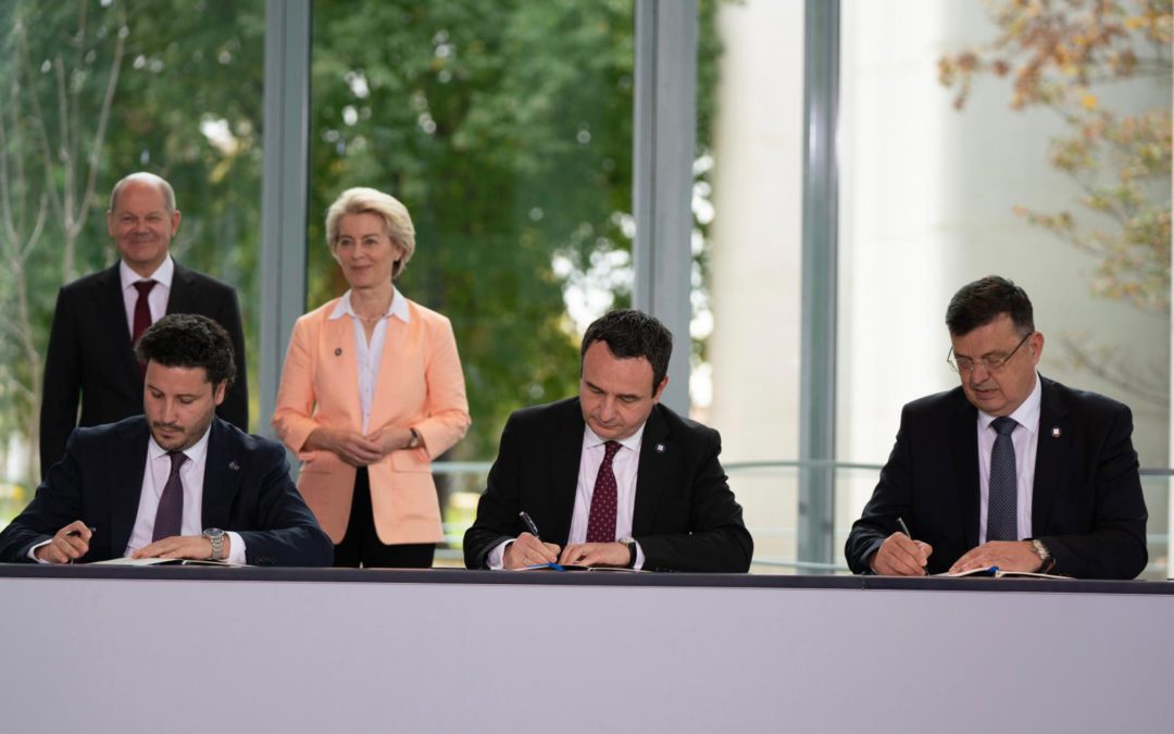 Nënshkruhen tri marrëveshje në kuadër të Procesit të Berlinit