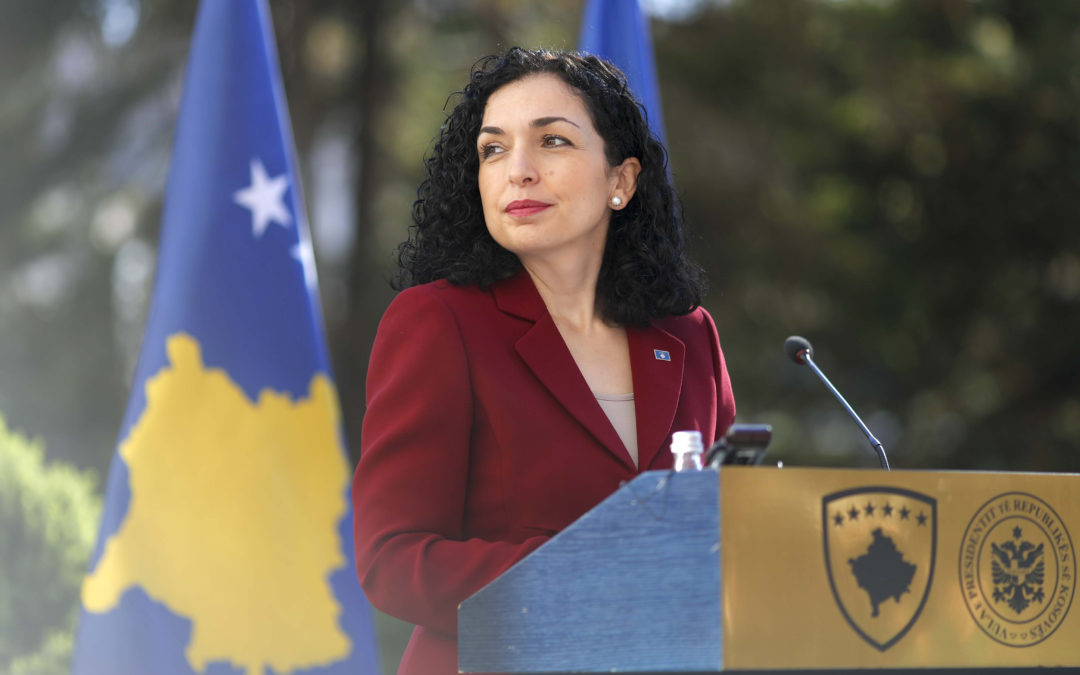 Presidentja Osmani falënderon Qeverinë e SHBA për angazhimin e tyre aktiv në arritjen e marrëveshjes në Bruksel