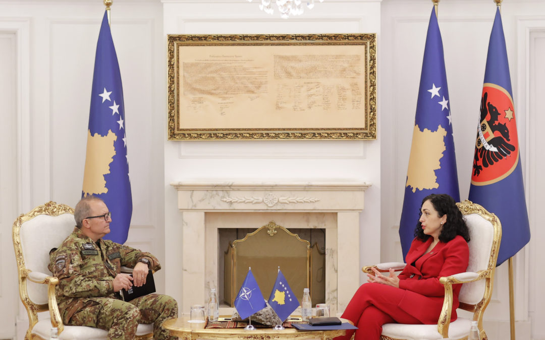 Osmani- Ristuccia: Zbatimi i rendit dhe ligjit është objektiv i institucioneve të Kosovës në bashkëpunim me KFOR-in