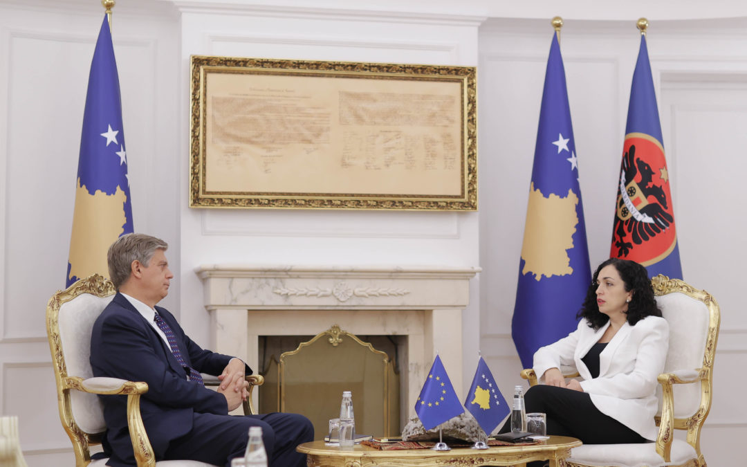 Osmani pret shefin e EULEX-it, Wigemark bisedojnë për zhvillimet e fundit në veri
