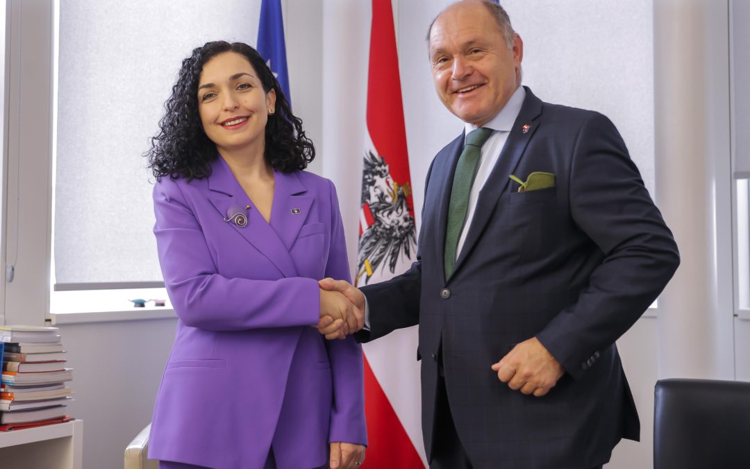 Osmani- Sobotka: Austria do të vazhdojë ta mbështesë Kosovën në përfundimin e procesit të liberalizimit