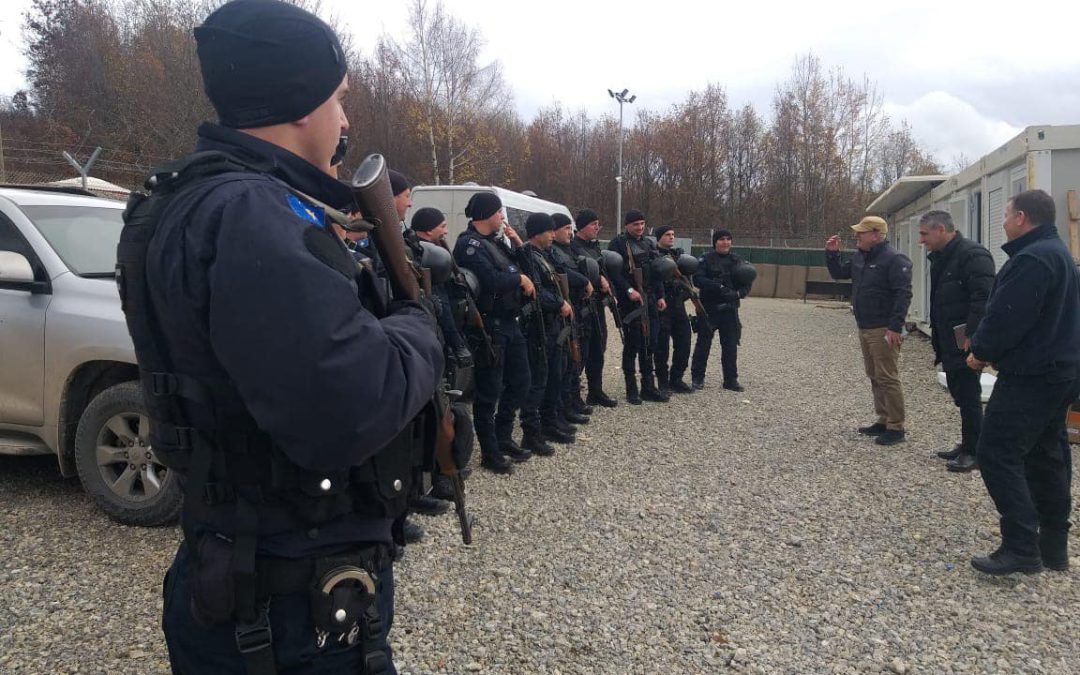 Sveçla viziton pikat kufitare në Jarinjë dhe Bërnjak dhe stacionet e policisë kufitare në Jasenovik e Koshtovë