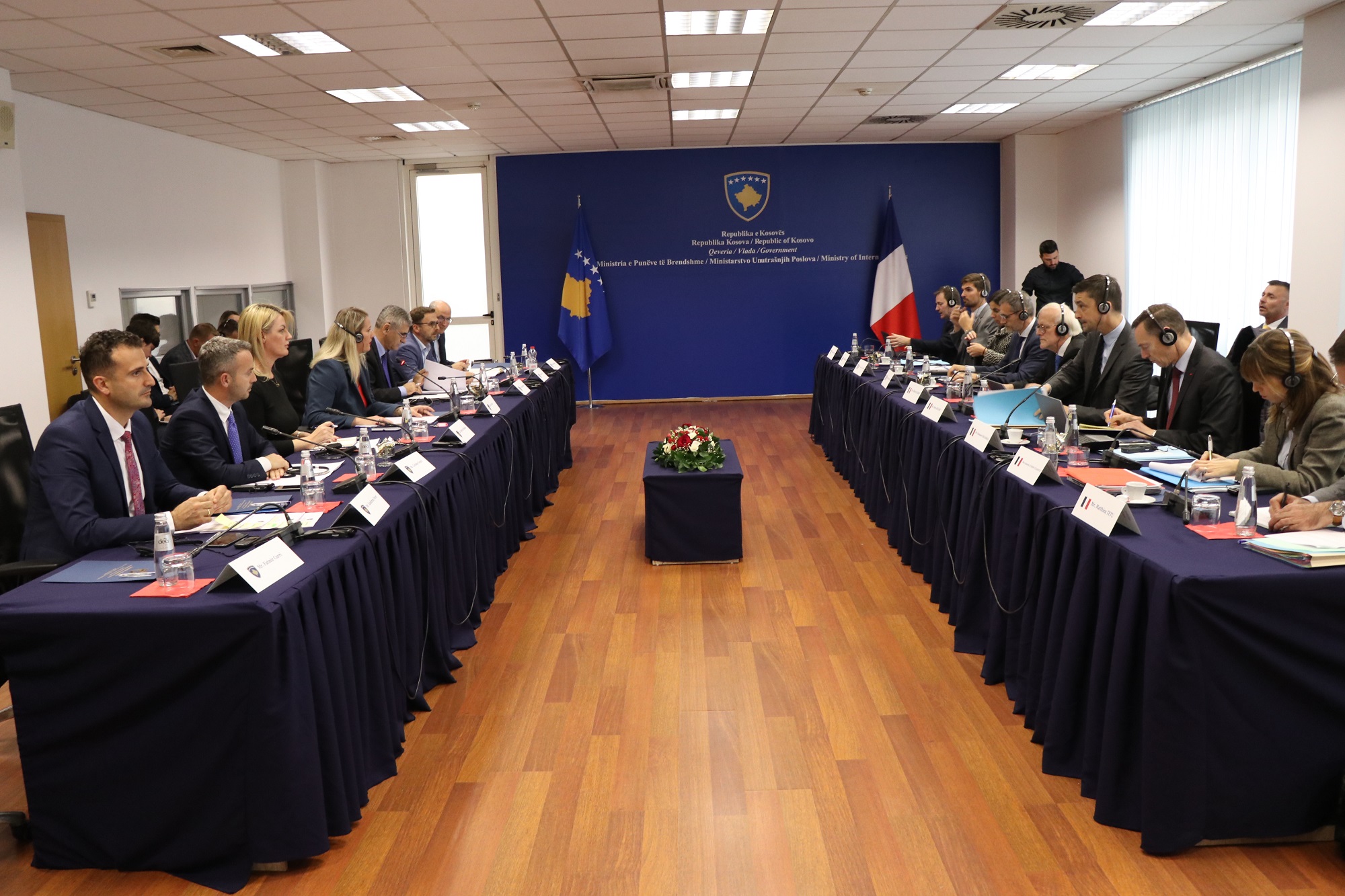 Xhelal Svecla-delegacion me zyrtarë të lartë të Francës dhe Evropës