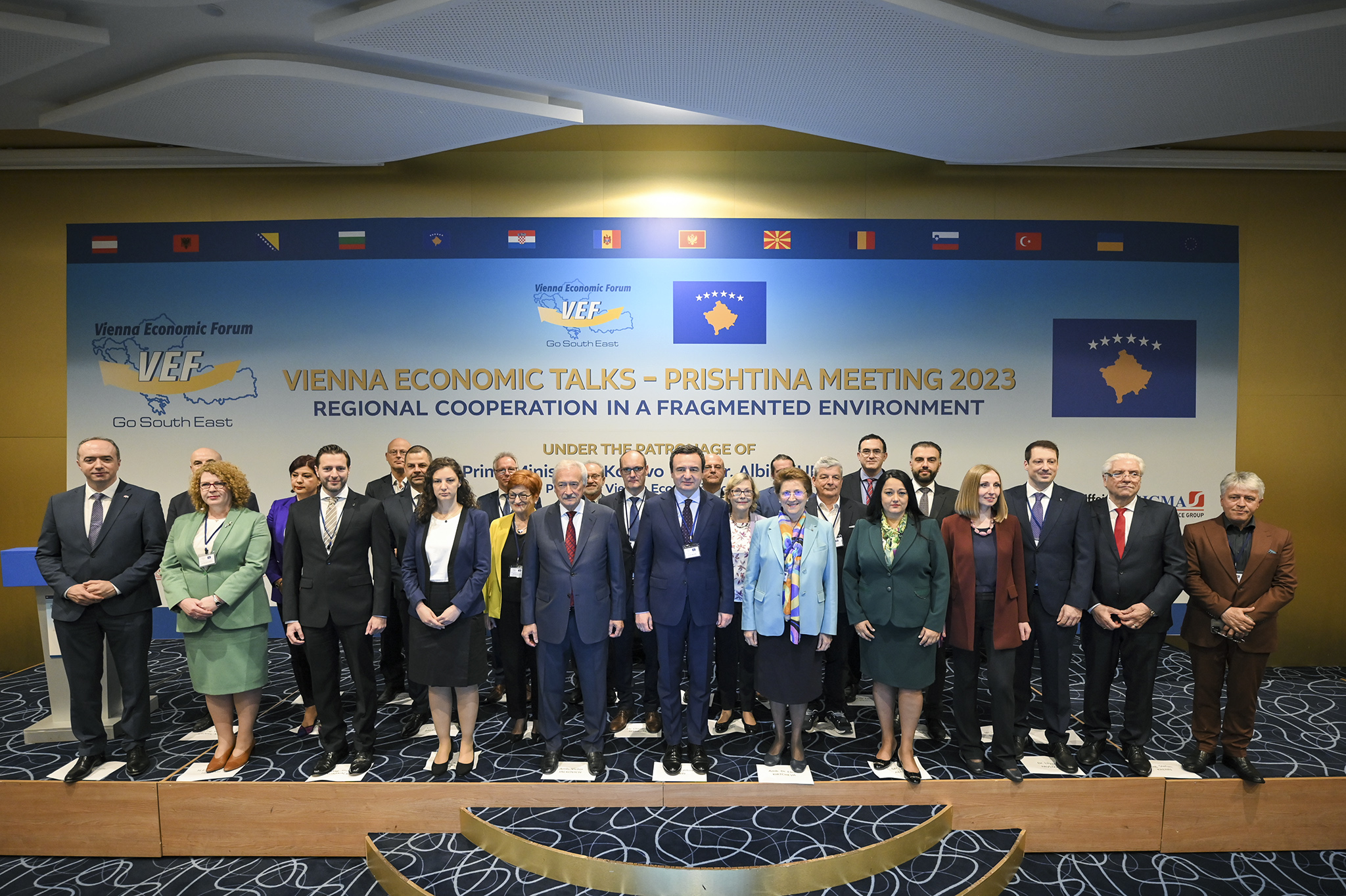 Forumi Ekonomik i Vjenës po mban konferencën Vienna Economic Talks – Prishtina 2023, Kurti iu uron mirëseardhje