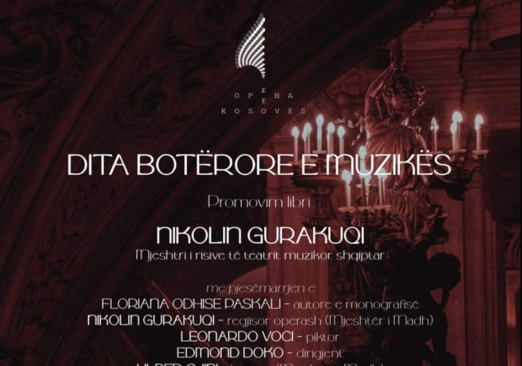 MKRS: Opera e Kosovës organizon promovimin e monografisë së regjisorit, Nikolin Gurakuqi