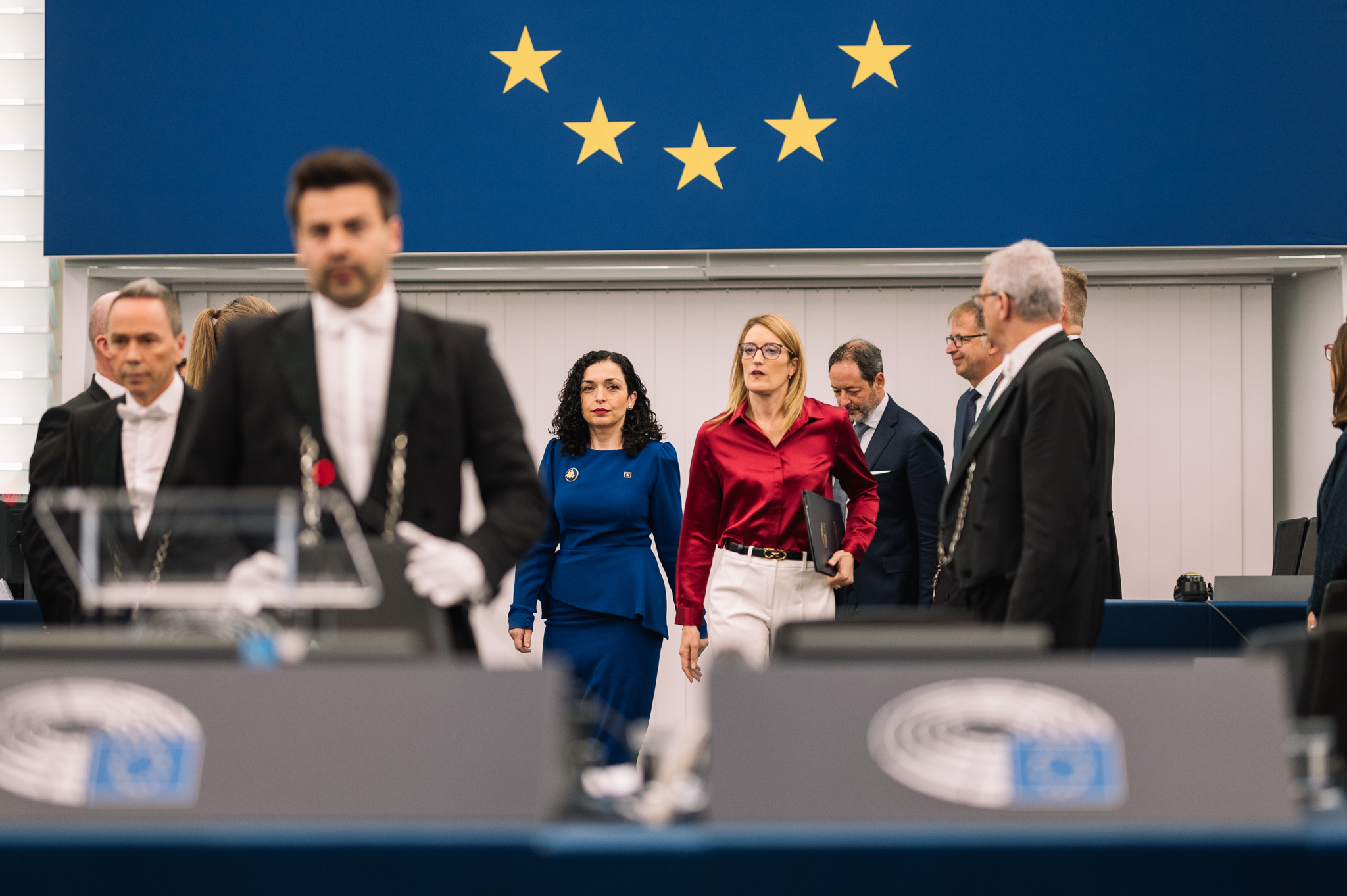 Presidentja Osmani: Nën udhëheqjen e presidentes Metsola, Parlamenti Evropian po dëshmon një lidership të vërtetë