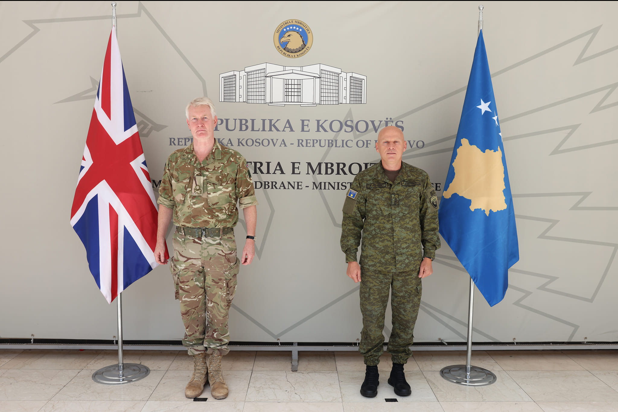 Mirënjohje për gatishmërinë e FSK-së për të mbështetur Mbretërinë e Bashkuar për rritjen e sigurisë në Evropë dhe më gjerë