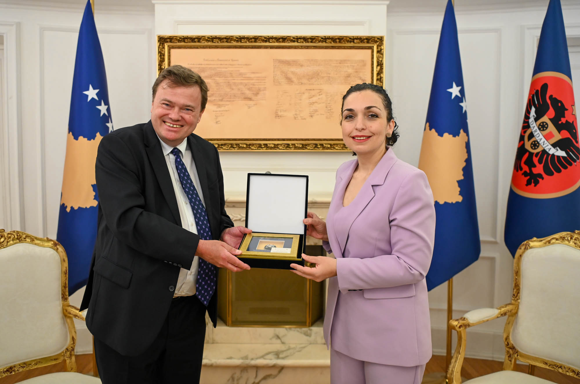 Presidentja Osmani pret në takim lamtumirës ambasadorin Weidinger, Austria mbetet aleat i rëndësishëm i Kosovës