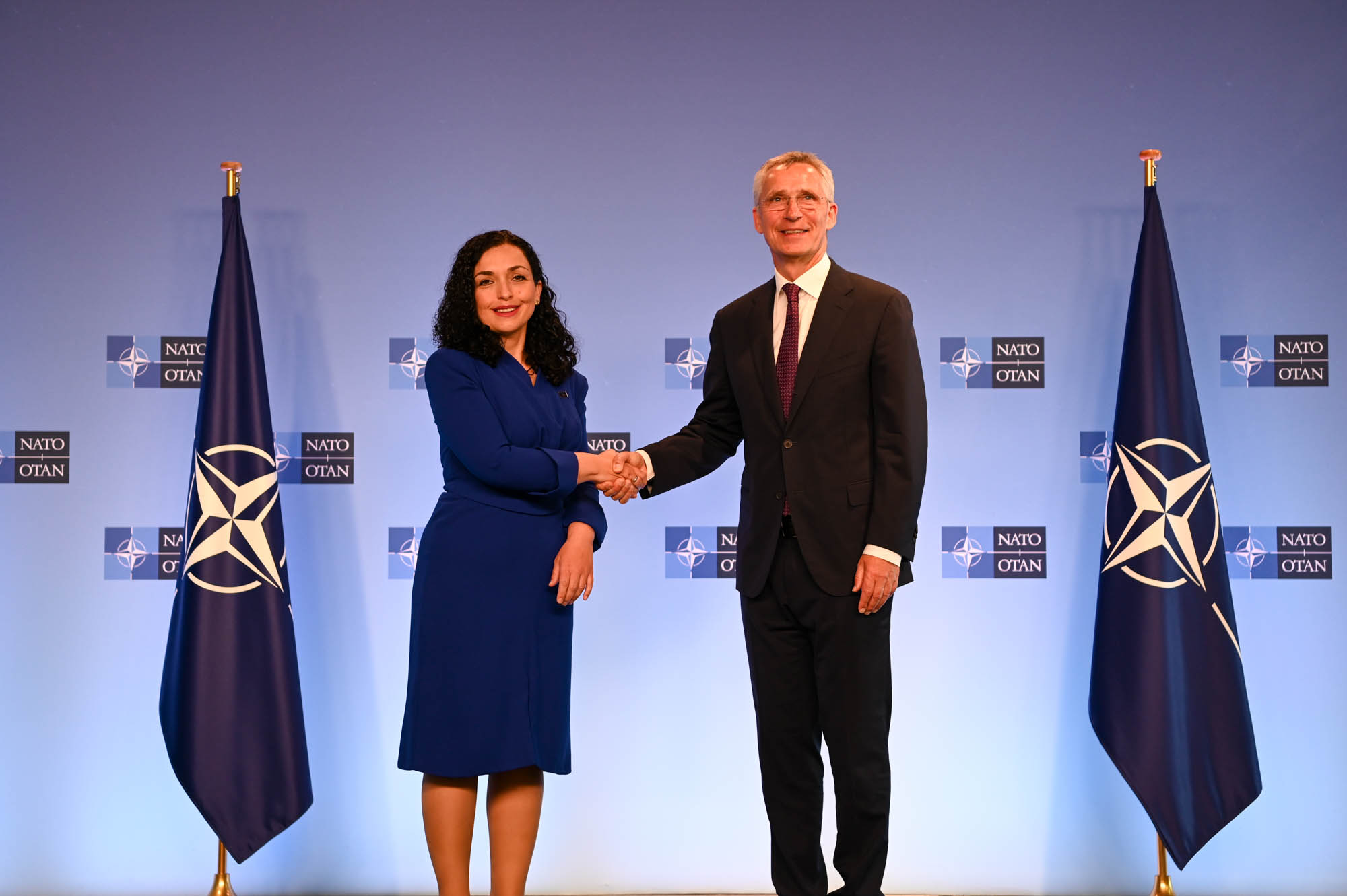 Presidentja Osmani takon Stoltenberg: Lidhja e Kosovës me NATO-n, është e përjetshme