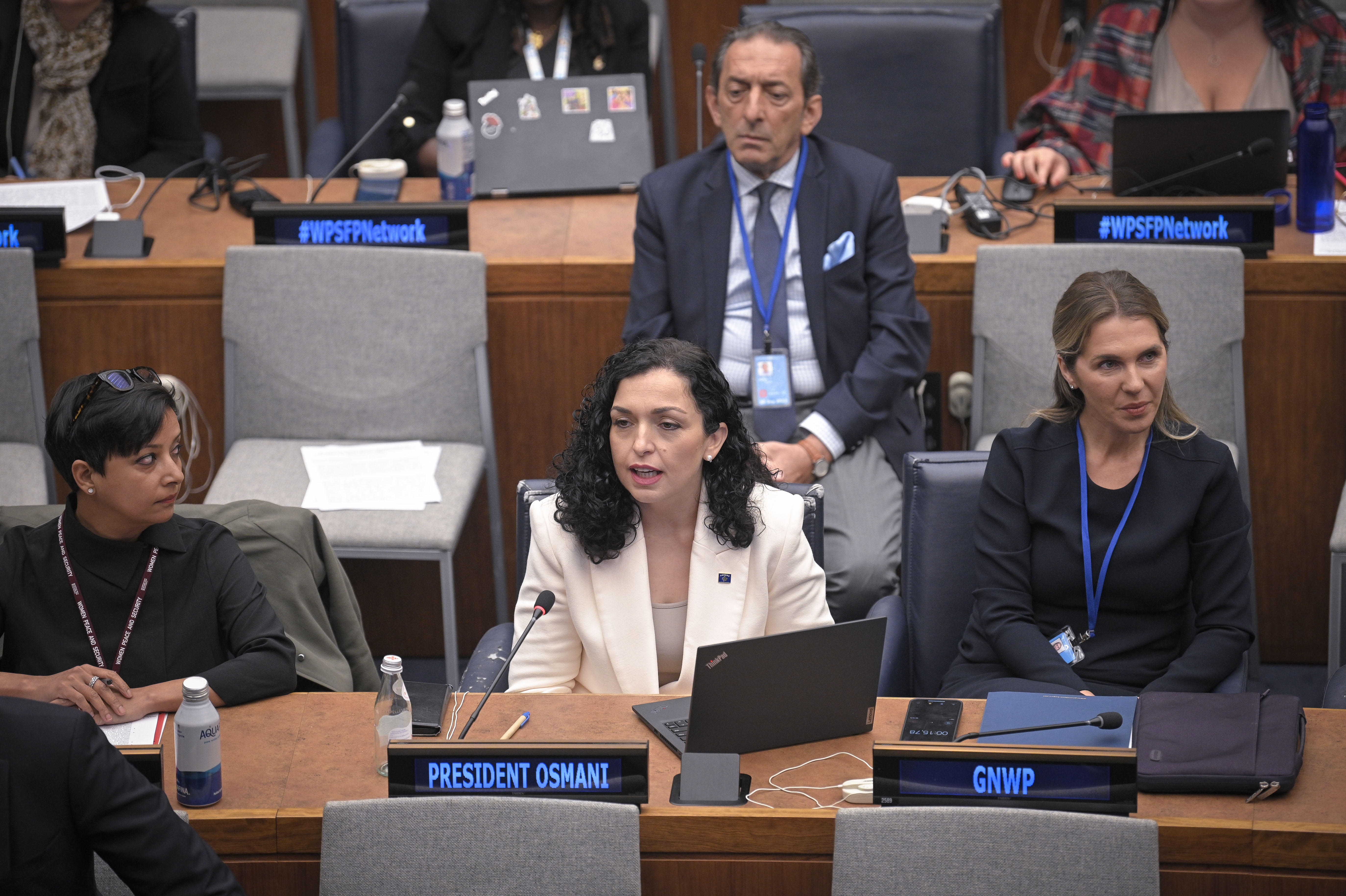 Presidentja Osmani në OKB: Gratë në Kosovë kanë qenë gjithnjë në ballë të proceseve të paqes dhe sigurisë