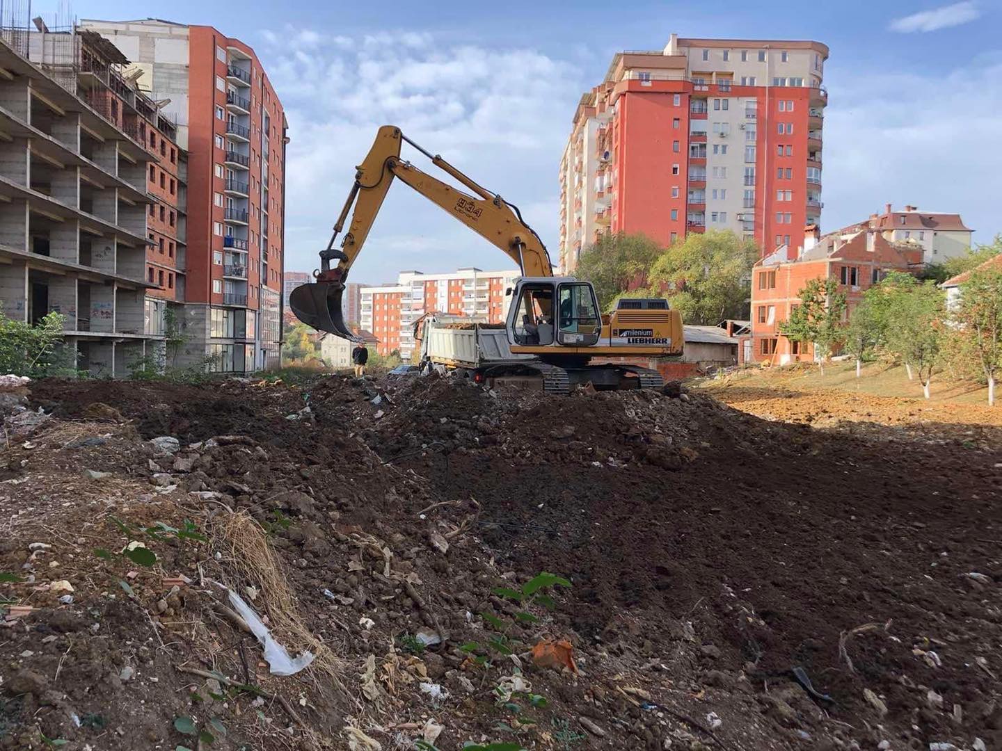 Punimet në zgjatjen e rrugës B,