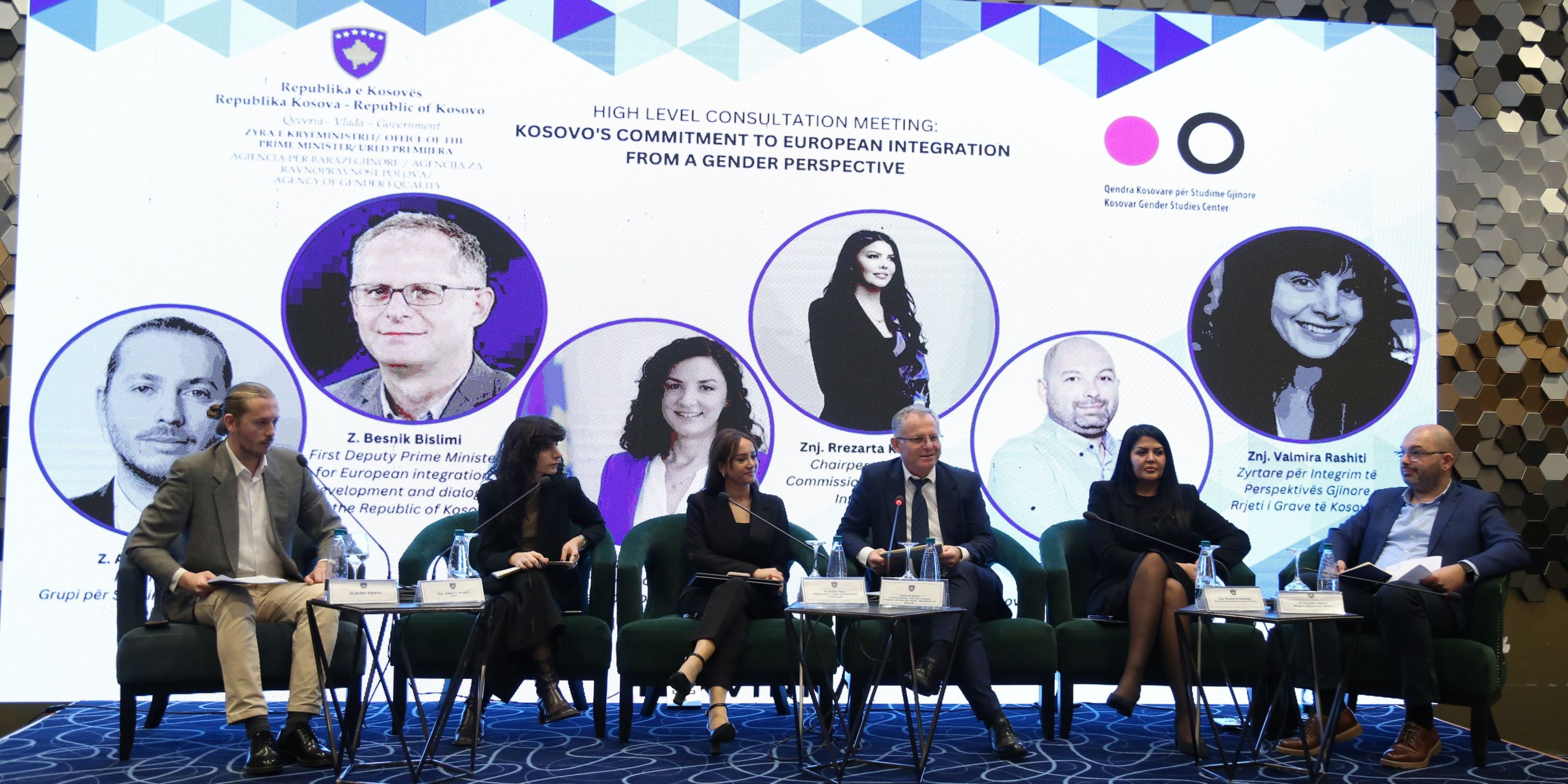 Bislimi mori pjesë në takimin konsultativ për angazhimin e Kosovës drejt procesit të Integrimit Evropian nga perspektiva gjinore