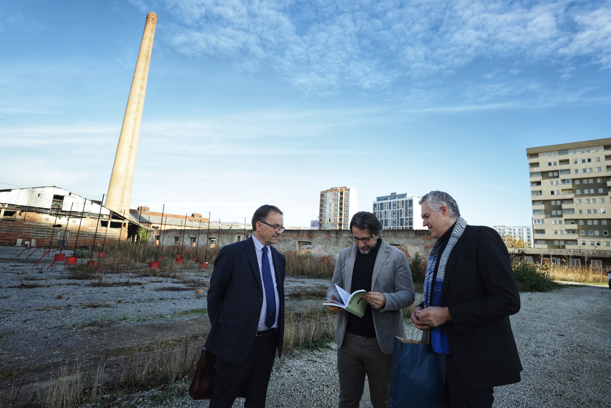 Rama takon Hohenstein vizitojnë Tulltoren, shndërrimin e hapësirës në Qendër të Inovacionit e Kulturës të Prishtinës