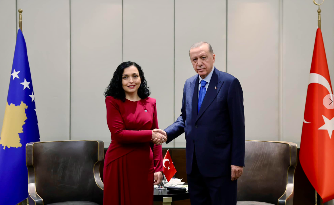 Presidentja Osmani takon presidentin Erdoğan